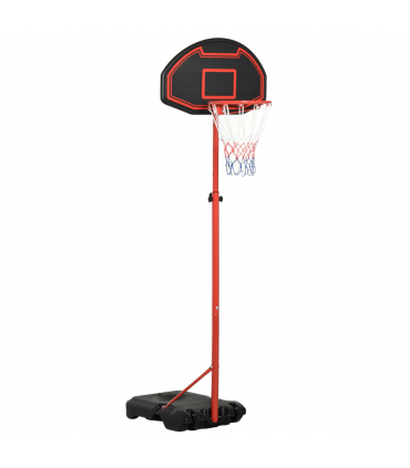 200-250cm Adjustable Basketball Hoop Backboard  w/ Wheels For Kids HOMCOM