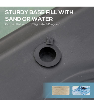 200-250cm Adjustable Basketball Hoop Backboard  w/ Wheels For Kids HOMCOM