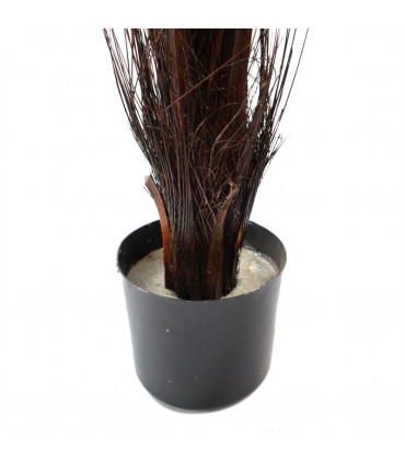 Artificial Yukka Plant Green 90cm UV Resistant Indoor Outdoor Wired Leaves Shape