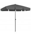 Beach Umbrella Anthracite 200x125 cm