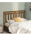Bed Headboard Honey Brown 166x4x100 cm Solid Wood Pine