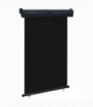 vidaXL Balcony Side Awning 125x250 cm Black