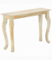 vidaXL Console Table 110x35x77 cm Solid Mango Wood