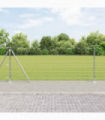 vidaXL Field Fence 1x25 m Galvanised Steel