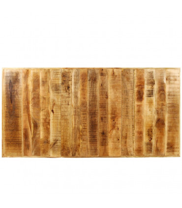 Dining Table Solid Rough Mango Wood 180 cm