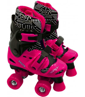 Electra Quad Boot Medium Blk &Pink 13J-2