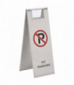 Folding Parking Sign Stainless Steel