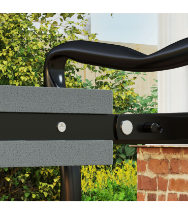 Outsunny 2 In1 Folding Garden Kneeler Foam Chair Pad Support Bench, Grey