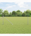 vidaXL Field Fence 1x50 m Galvanized Steel