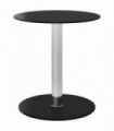 vidaXL Coffee Table Black 40 cm Tempered Glass