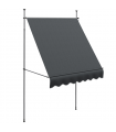 Outsunny 2 x 1.2m Freestanding Retractable Awning, Non-Screw Garden Awning