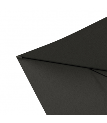 Outsunny 2 x 3(m) Garden Parasol Rectangular Market Umbrella w/ Crank Dark Grey