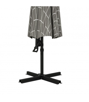 Outsunny 2-in-1 Cantilever Parasol and Market Parasol with 360� Rotation