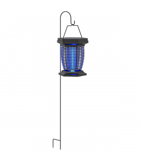 Outsunny 2-in-1 Electric Fly Zapper with UVA Light, Hanging Garden Lantern