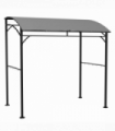 Outsunny 2.2 x 1.5 m BBQ Gazebo Tent Sun Shade with Canopy and 10 Hooks, Grey