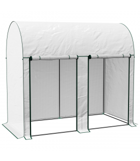 Outsunny 200 x 100 x 178cm Small Tomato Greenhouse with Roll-up Zipped Doors