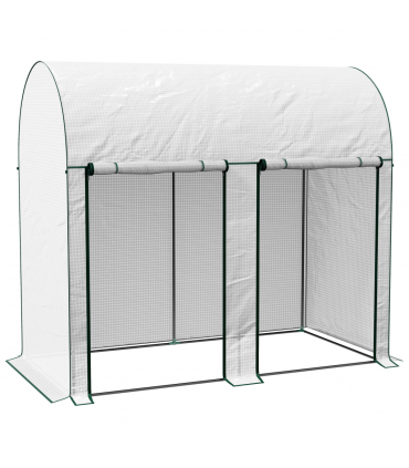 Outsunny 200 x 100 x 178cm Small Tomato Greenhouse with Roll-up Zipped Doors