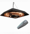 Outsunny 2000W Patio Electric Hanging Ceiling Heater Halogen Remote Aluminium