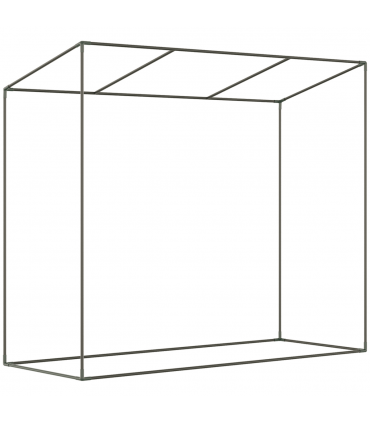 Outsunny 200x76x168cm Walk-in Garden Greenhouse Plant Warm House w/ Roll Up Door