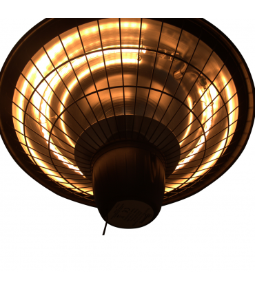 Outsunny 2100W Electric Patio Heater Garden Ceiling Hanging Warmer Halogen Light