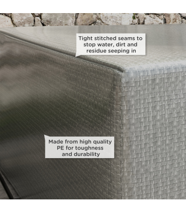 Outsunny 235x190x90cm Large Patio Set Outdoor Garden Furniture Cover Grey