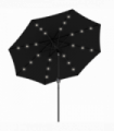 Outsunny 24 LED Solar Powered Parasol Umbrella Garden Tilt Outdoor String Light
