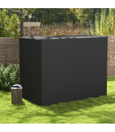 Outsunny 240x133cm 3-Seat Outdoor Garden Swing Chair Cover Water UV Resistant