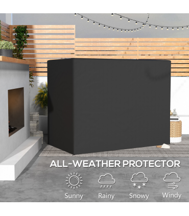 Outsunny 240x133cm 3-Seat Outdoor Garden Swing Chair Cover Water UV Resistant