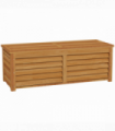 Outsunny 292L Outdoor Storage Box for Patio, Pool, Light Brown