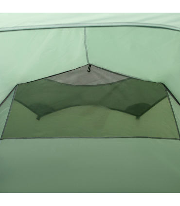 Outsunny 3 Man Camping Tent with Porch and Weather-Resistant Rainfly, Green