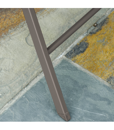 Outsunny 3 PCS Foldable Garden Bistro Set Folding Table And Chairs Set, Grey