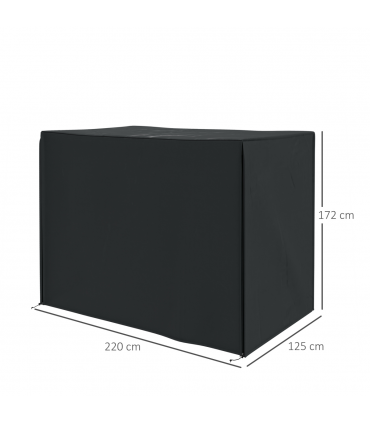 Outsunny 3 Seater Garden Swing Cover, Windproof and Anti-UV, 220 x 125 x 172cm