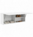 vidaXL Bathroom Wall Cabinet White 100x25x40 cm Engineered Wood