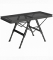 Outsunny 3 ft Folding Camping Table w/ Adjustable Heights & Mesh Desktop