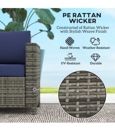 Quality Outdoor Double Seat Sofa - Comfortable Relaxation for Gardens