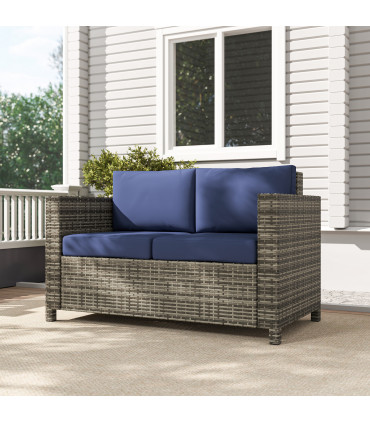Quality Outdoor Double Seat Sofa - Comfortable Relaxation for Gardens