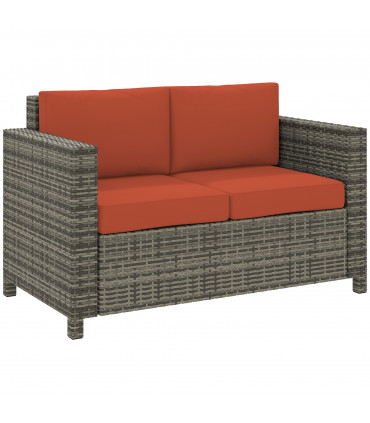 Quality Outdoor Double Seat Sofa - Comfortable Relaxation for Gardens