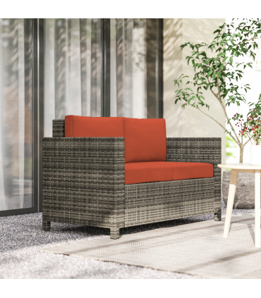 Quality Outdoor Double Seat Sofa - Comfortable Relaxation for Gardens