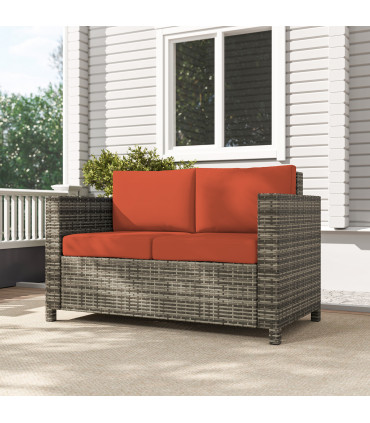 Quality Outdoor Double Seat Sofa - Comfortable Relaxation for Gardens