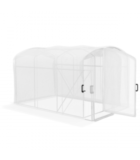 Outsunny 3 x 2 x 2m Polytunnel Greenhouse with Door, Galvanised Steel Frame