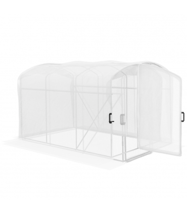 Outsunny 3 x 2 x 2m Polytunnel Greenhouse with Door, Galvanised Steel Frame