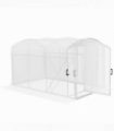 Outsunny 3 x 2 x 2m Polytunnel Greenhouse with Door, Galvanised Steel Frame
