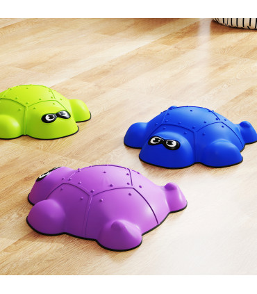 AIYAPLAY 9 PCS Kids Stepping Stones, Turtle-Shaped Stackable River Stones