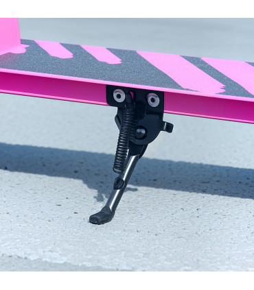 AIYAPLAY Scooter for Kids, Folding Kick Scooter w/ Adjustable Handle, Pink