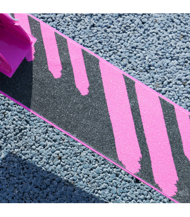 AIYAPLAY Scooter for Kids, Folding Kick Scooter w/ Adjustable Handle, Pink