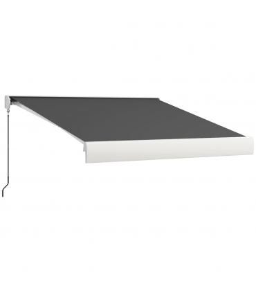 Outsunny 3 x 2.5m Electric Retractable Awning Sun Canopies for Door Window