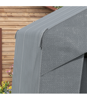 Outsunny 3 x 3(m) Garden Storage Shed, Waterproof and Heavy Duty Portable Shed