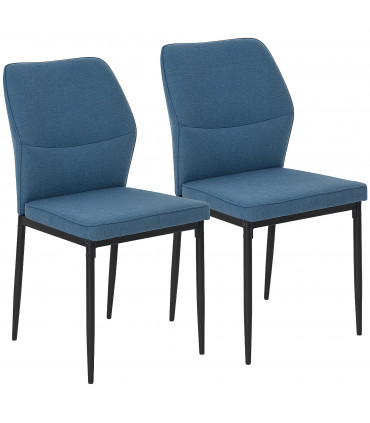 Stylish Velvet Dining Chairs - Ergonomic Support & Space-Saving Design