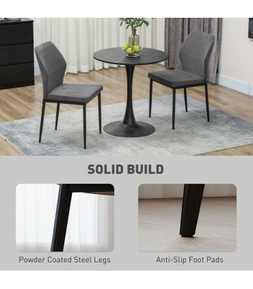 Stylish Velvet Dining Chairs - Ergonomic Support & Space-Saving Design
