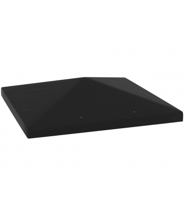 Outsunny 3 x 3(m) Gazebo Canopy Replacement Cover, UPF30+, Black